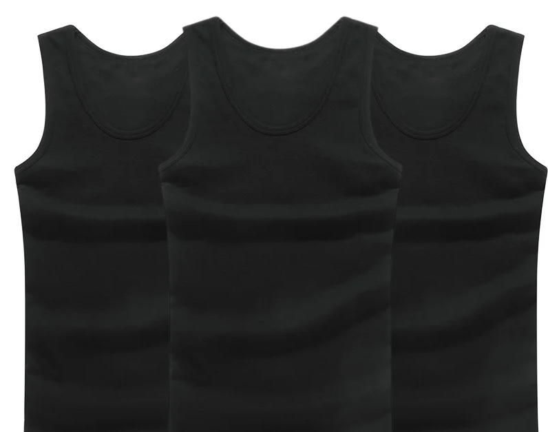 Trendy Mouwloze Onderhemden – 3-Pack Sportshirts