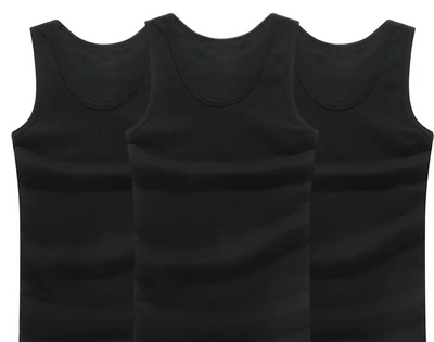 Trendy Mouwloze Onderhemden – 3-Pack Sportshirts