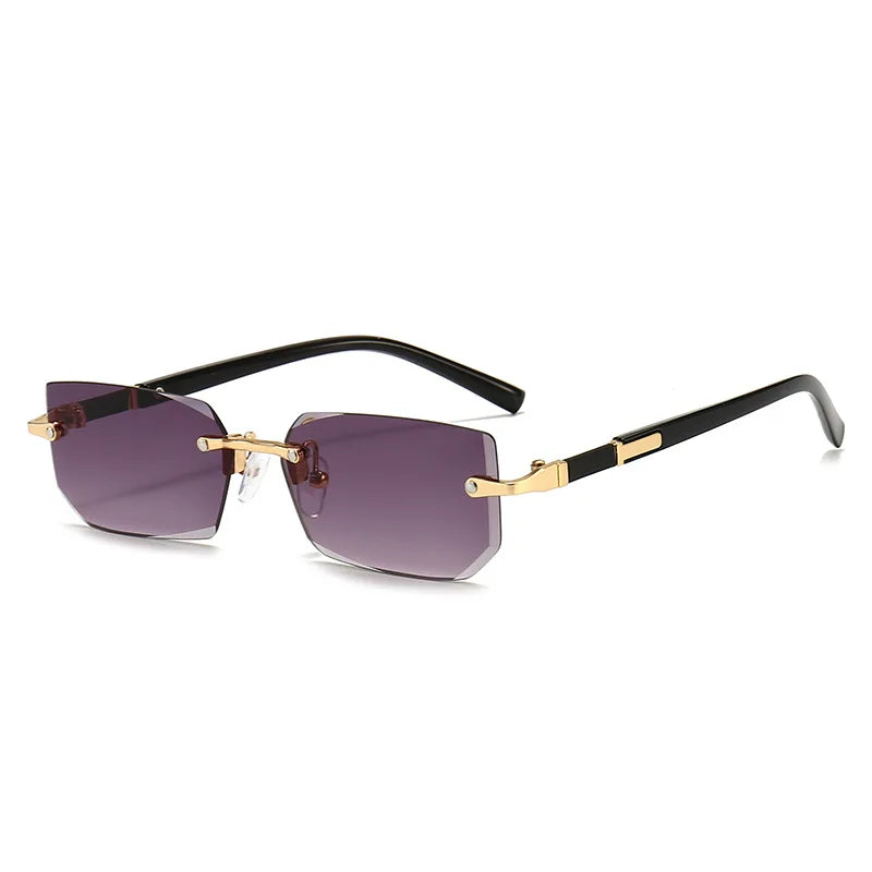 Vintage Vierkante Zonnebril – Retro Look