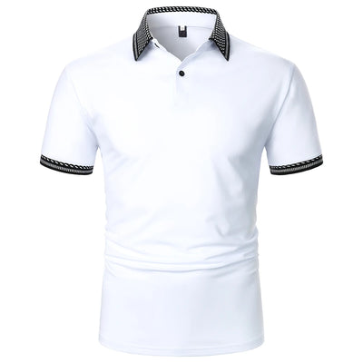 Herenpolo Urban Effen Kleur