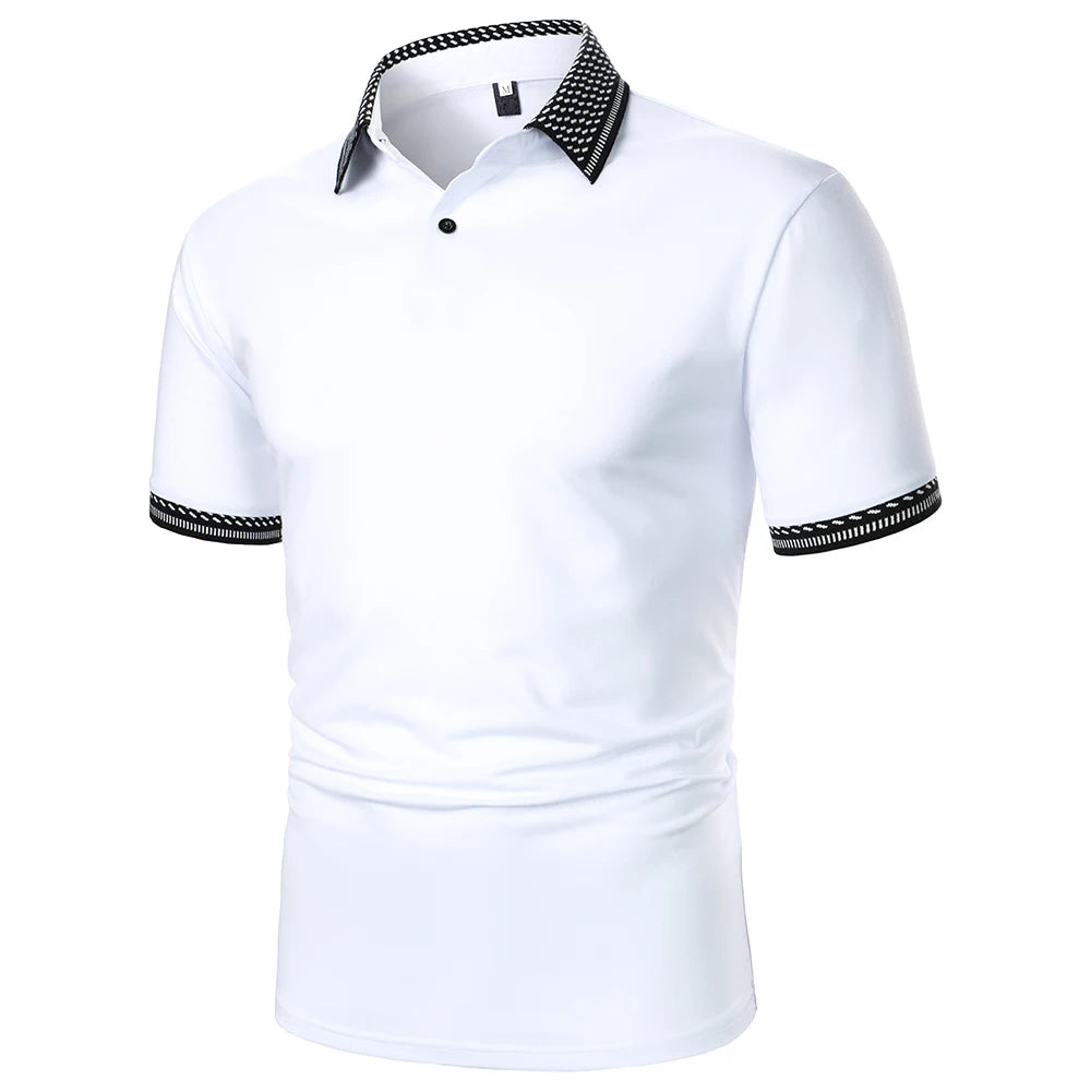 Herenpolo Urban Effen Kleur