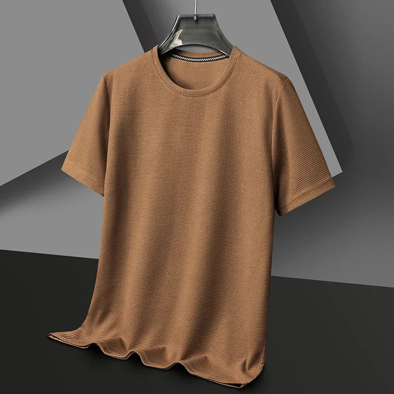 Stijlvol T-Shirt met Ronde Hals – Zomerse Comfort Pasvorm
