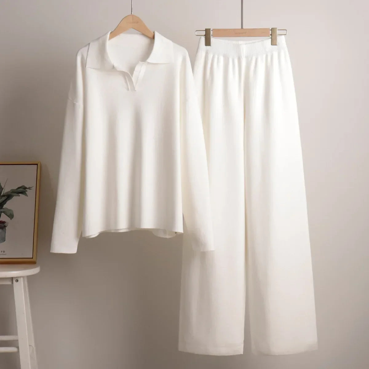 Moeiteloos Stijlvol Set kleur wit
