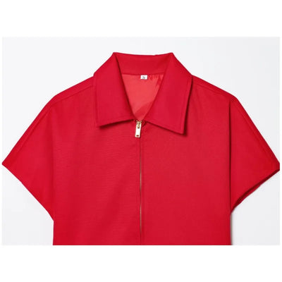 Chique Kort Jasje – Ritsdetail & Trendy Pasvorm
