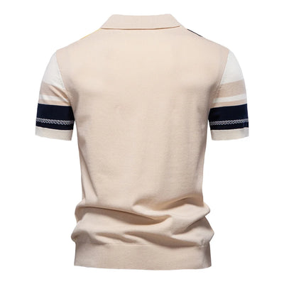 Contrastpaneel Polo – Sportieve Elegant