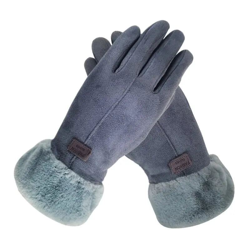 Knusse Winterhandschoenen kleur Blauw