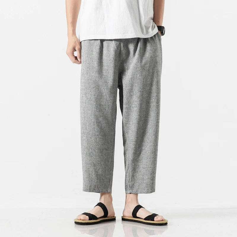 Trendy Herenbroek met Enkellengte – Ademend & Modern Design