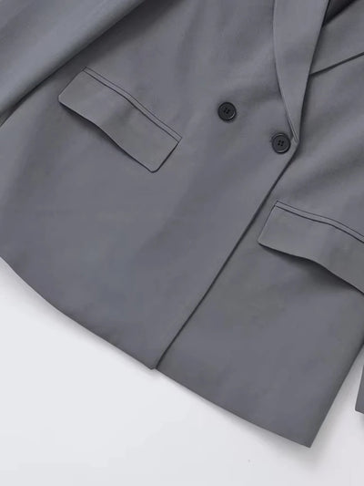 Getailleerde Geplooide Blazer