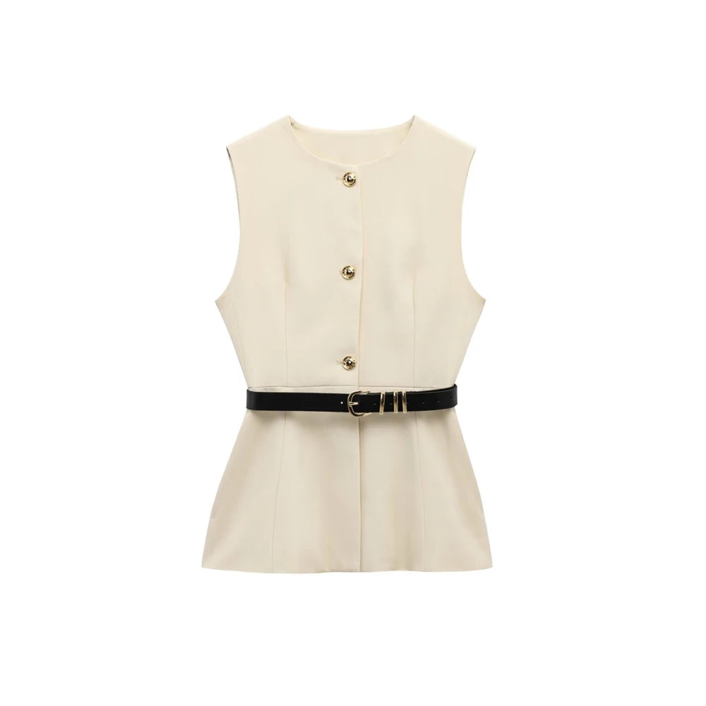 Elegante Mouwloze Bodywarmer – Modern & Stijlvol