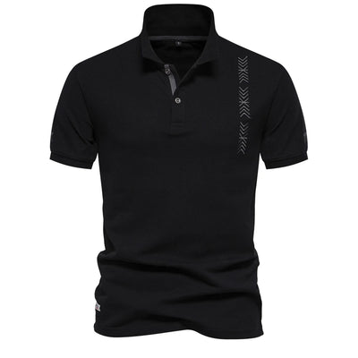 Modern Fit Polo – Korte Mouw met Kenmerkende Stijl