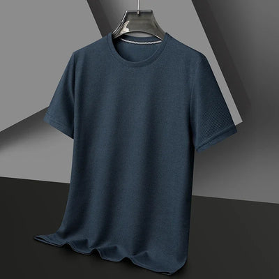 Stijlvol T-Shirt met Ronde Hals – Zomerse Comfort Pasvorm