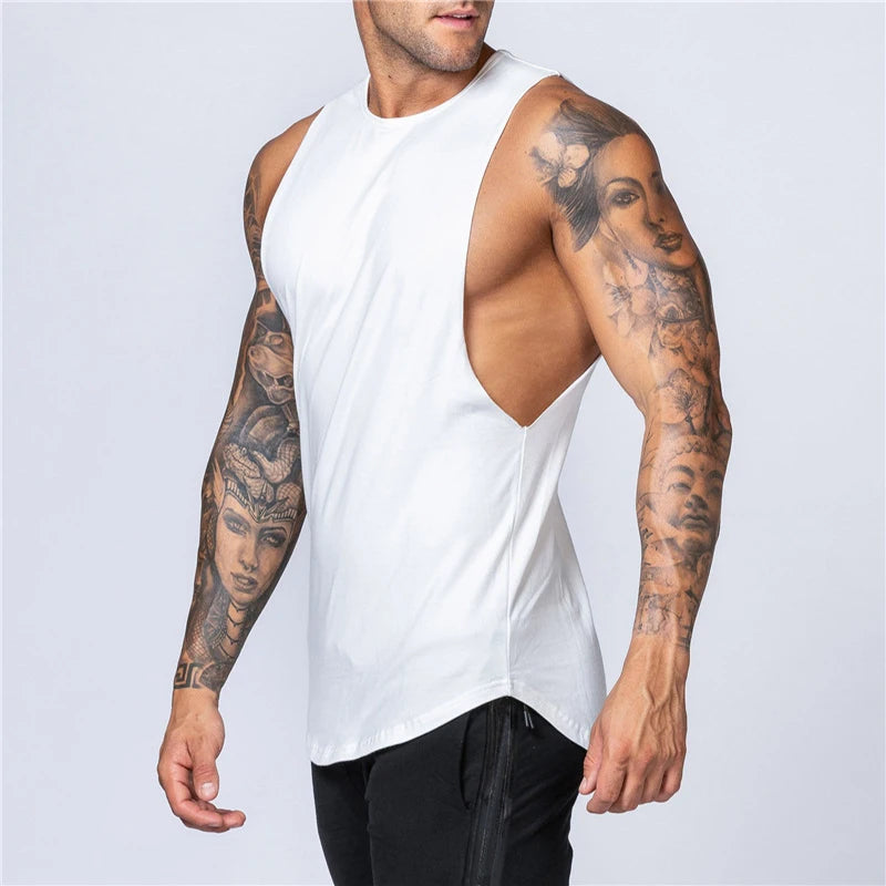 Trendy Spiertank voor Heren – Zomerse Gymlook