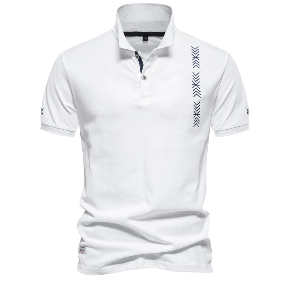 Modern Fit Polo – Korte Mouw met Kenmerkende Stijl