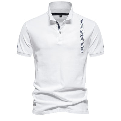 Modern Fit Polo – Korte Mouw met Kenmerkende Stijl