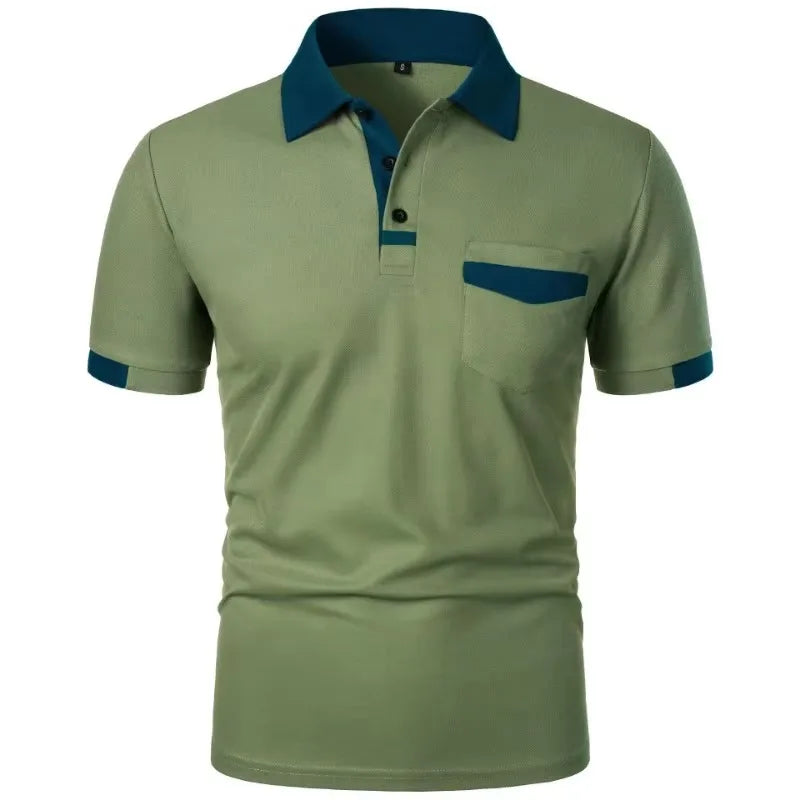 Heren Polo met Zak – Strak & Stijlvol