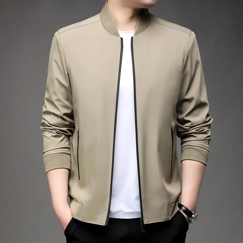 Heren Casual Jas – Moderne Voorjaarsstijl