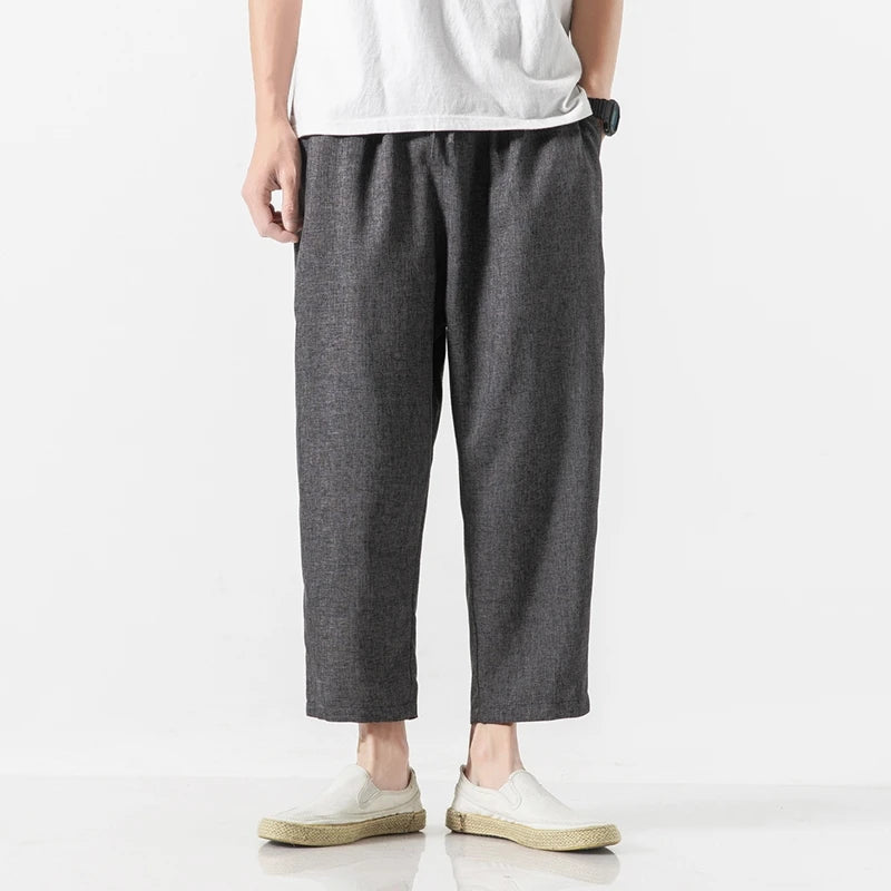 Trendy Herenbroek met Enkellengte – Ademend & Modern Design