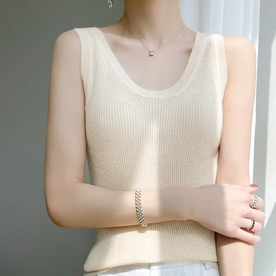 Stijlvolle Knitted Tanktop