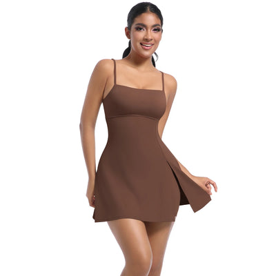 Sportieve Rok-Jumpsuit – Slanke Pasvorm voor Actieve Vrouwen