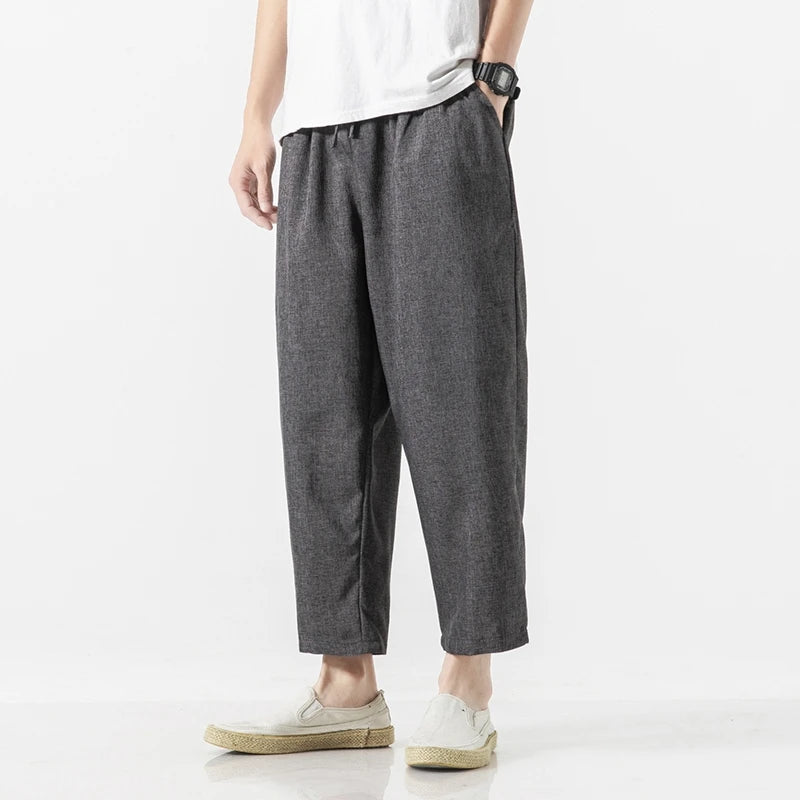 Trendy Herenbroek met Enkellengte – Ademend & Modern Design