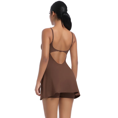 Sportieve Rok-Jumpsuit – Slanke Pasvorm voor Actieve Vrouwen