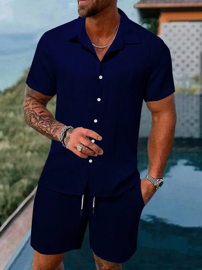 Stijlvolle Zomerset voor Heren – Effen Resortlook