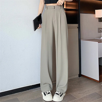 Hoge Taille Wijde Broek – Elegant & Modern