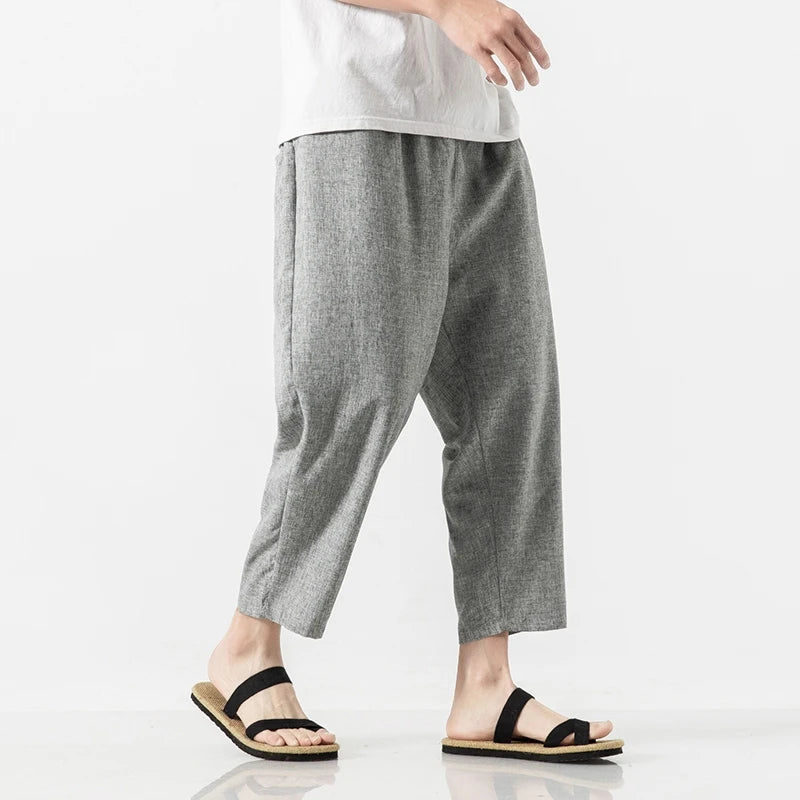 Trendy Herenbroek met Enkellengte – Ademend & Modern Design