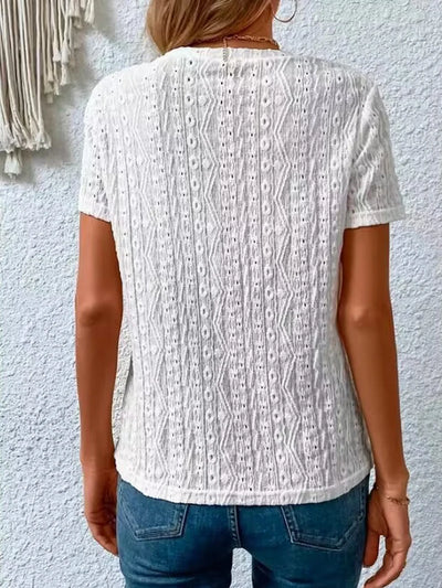Effen Korte Mouw Top – Minimalistische Streetwear