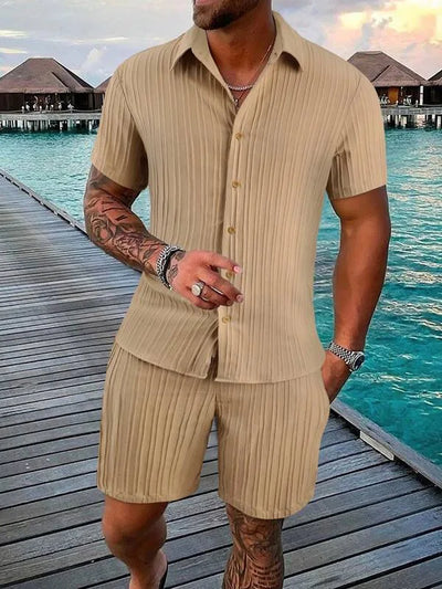 Stijlvolle Zomerset voor Heren – Effen Resortlook
