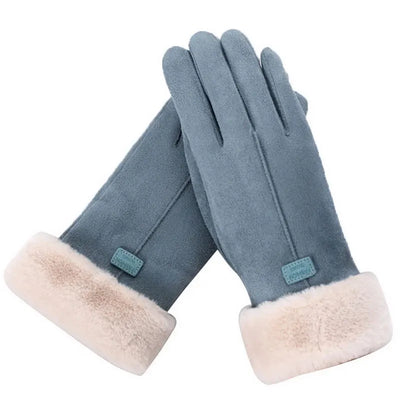 Knusse Winterhandschoenen kleur Blauw