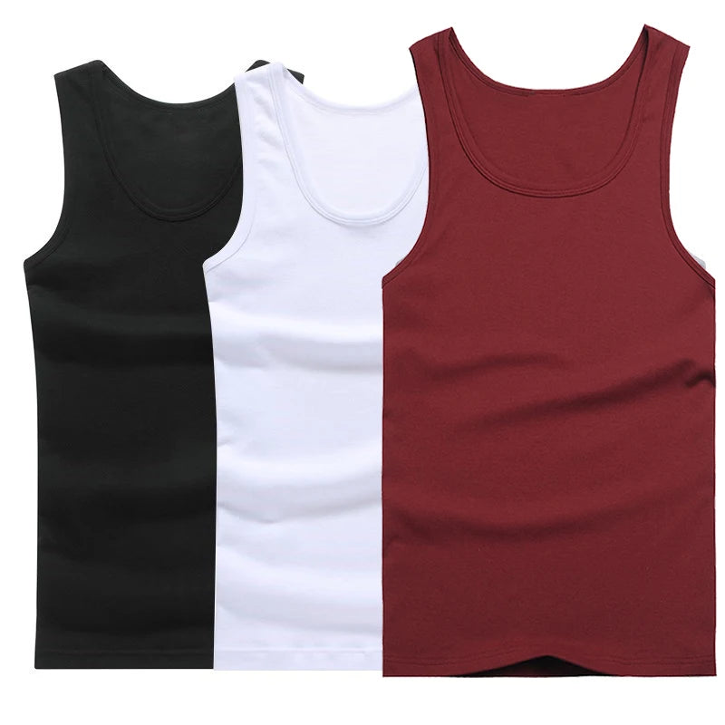 Trendy Mouwloze Onderhemden – 3-Pack Sportshirts