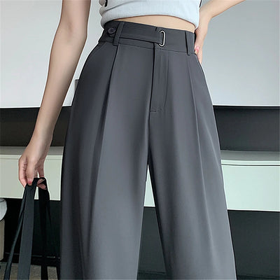 Hoge Taille Wijde Broek – Elegant & Modern