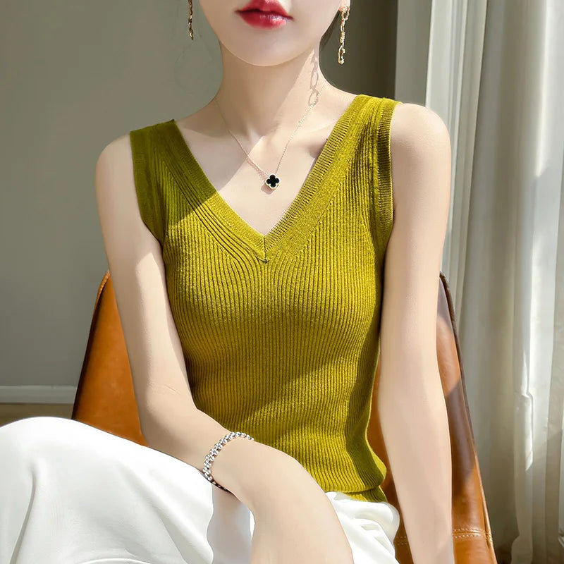 Stijlvolle Knitted Tanktop