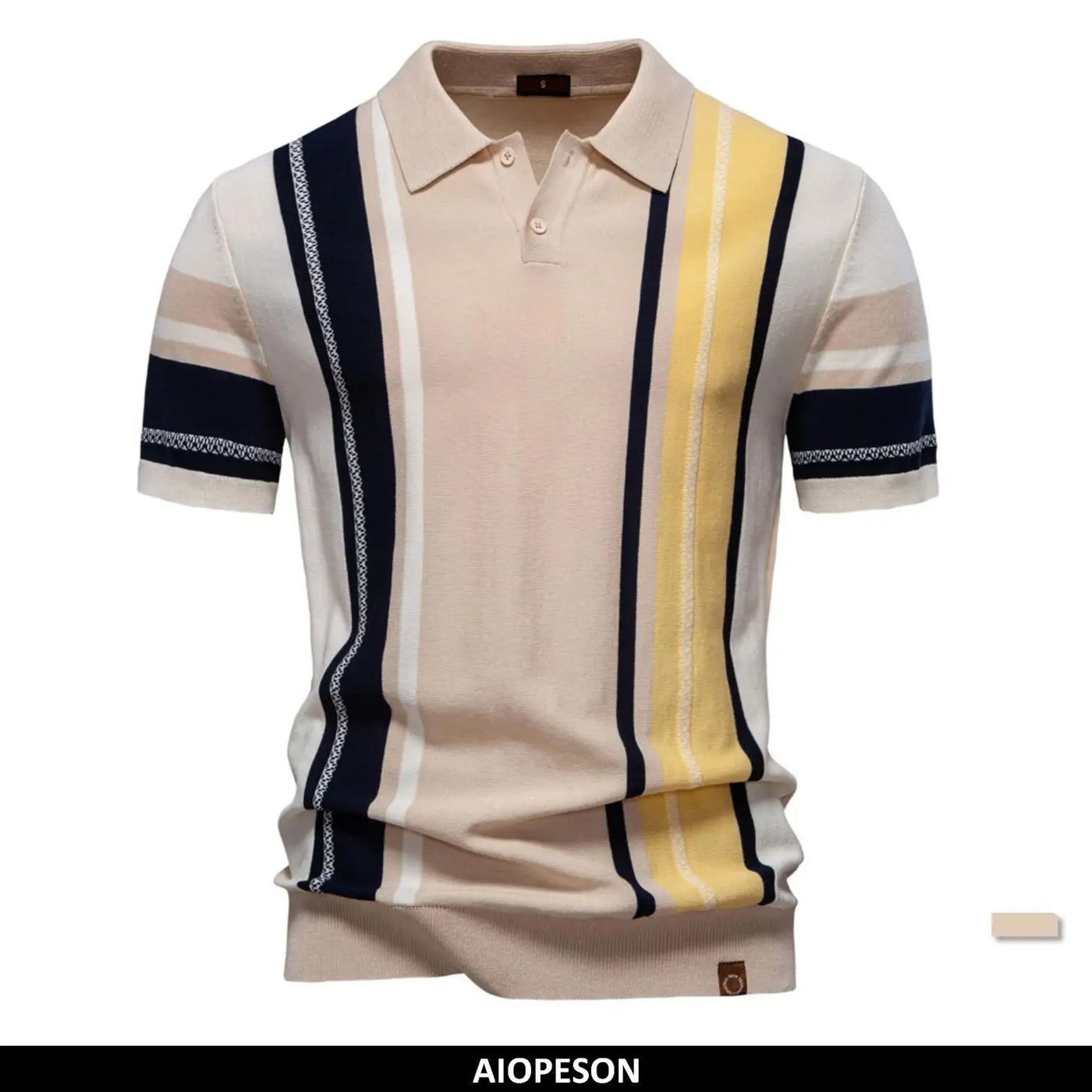 Contrastpaneel Polo – Sportieve Elegant