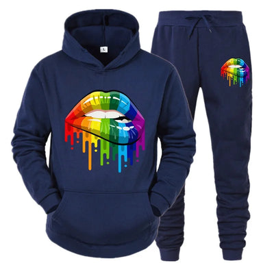 2-Delige Jogger Set diepblauw