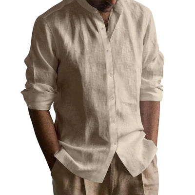 Moderne Effen Henley – Minimalistisch & Trendy