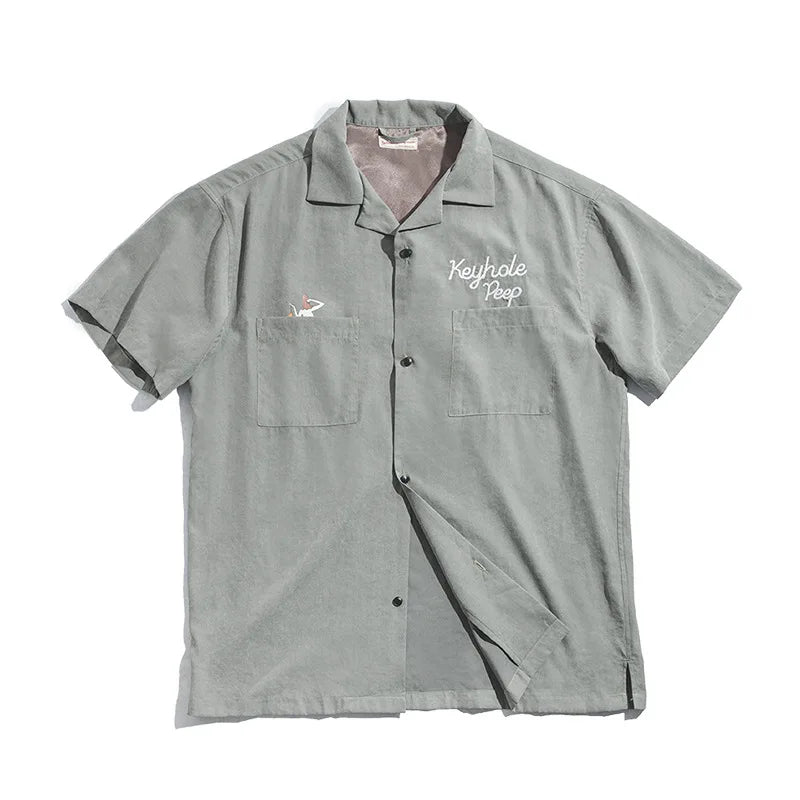 Stijlvol Zomershirt voor Heren – Relaxte Retro Pasvorm