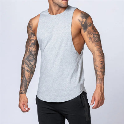Trendy Spiertank voor Heren – Zomerse Gymlook