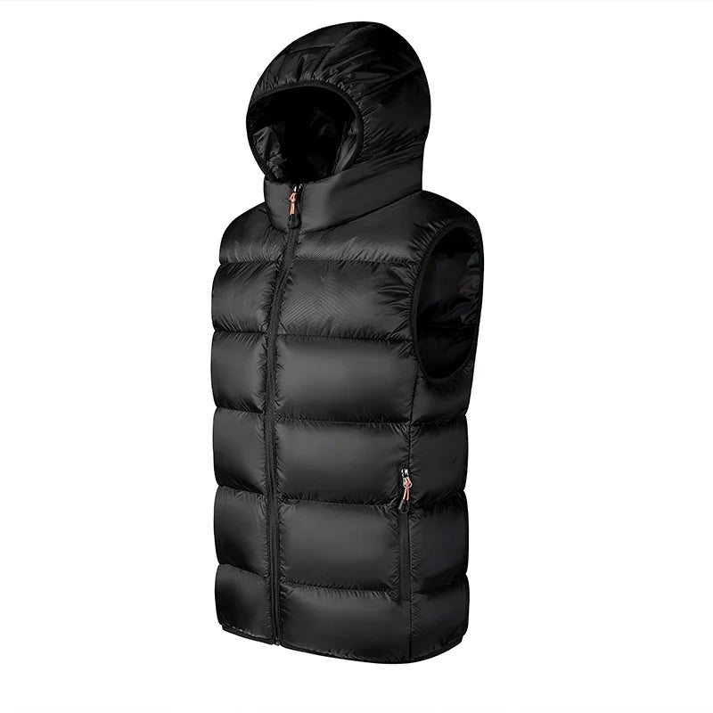 Bodywarmer met Capuchon
