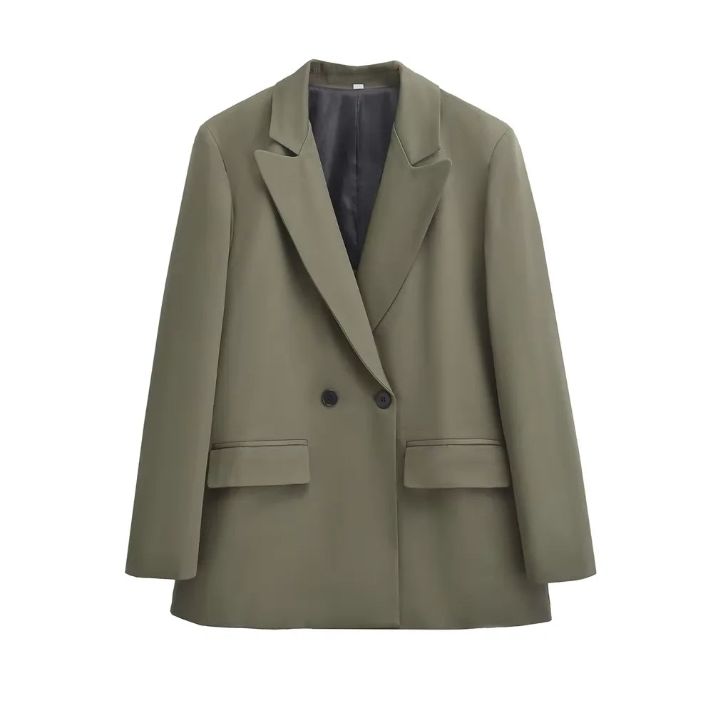 Getailleerde Geplooide Blazer
