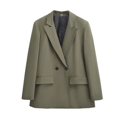 Getailleerde Geplooide Blazer
