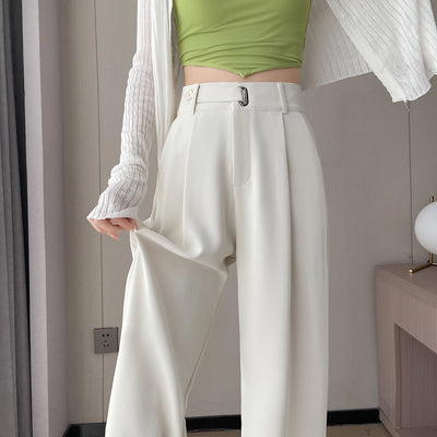 Hoge Taille Wijde Broek – Elegant & Modern