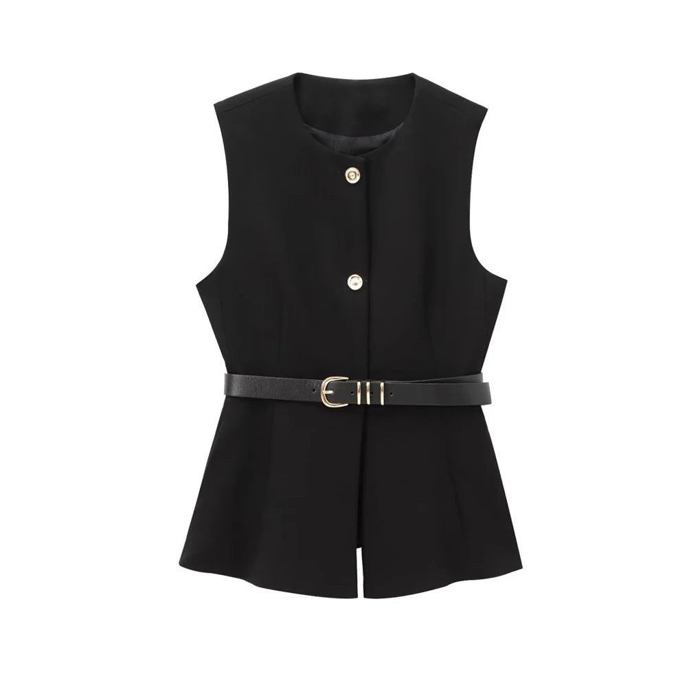 Elegante Mouwloze Bodywarmer – Modern & Stijlvol