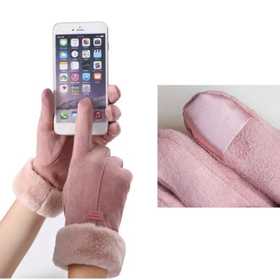 Knusse Winterhandschoenen kleur Roze