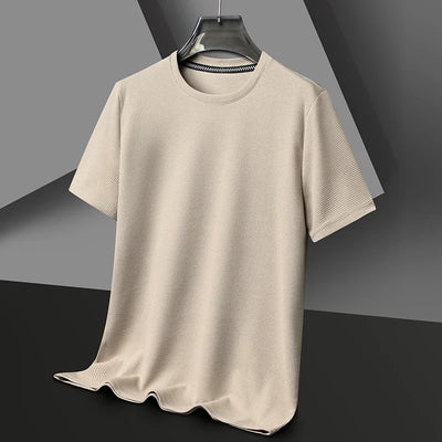 Stijlvol T-Shirt met Ronde Hals – Zomerse Comfort Pasvorm
