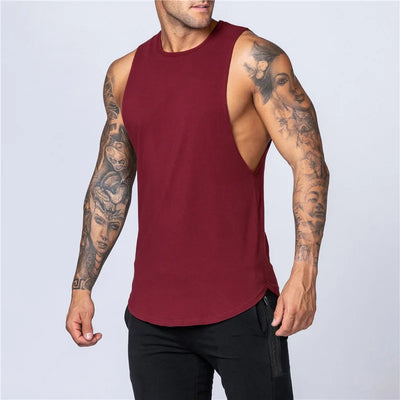 Trendy Spiertank voor Heren – Zomerse Gymlook