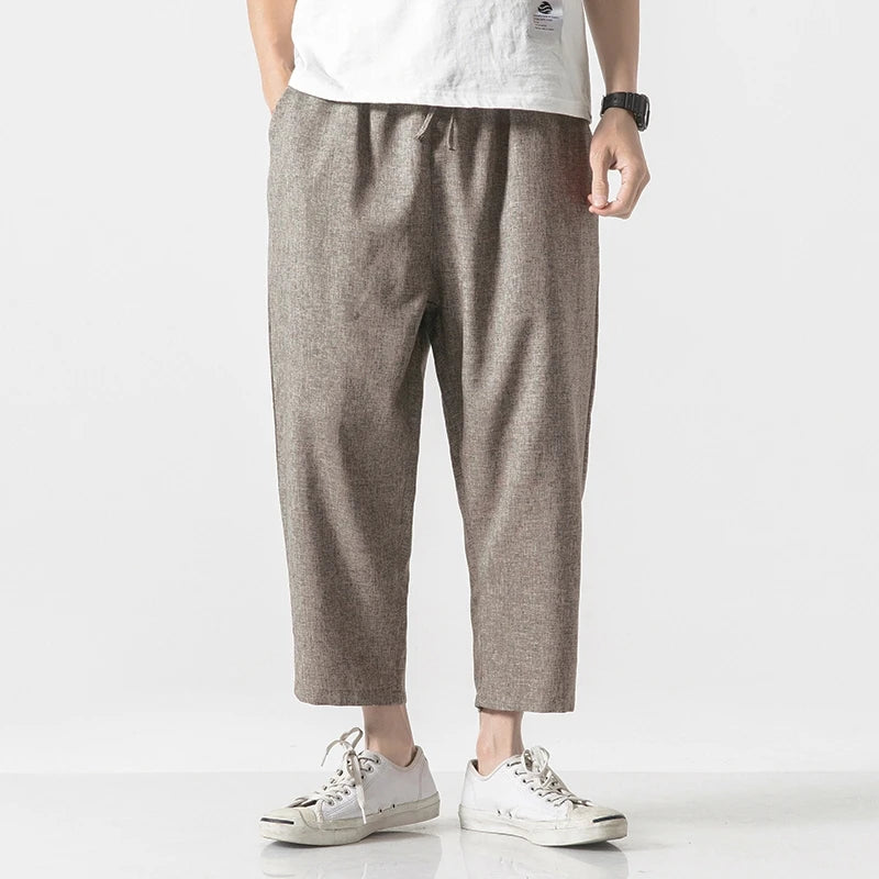 Trendy Herenbroek met Enkellengte – Ademend & Modern Design