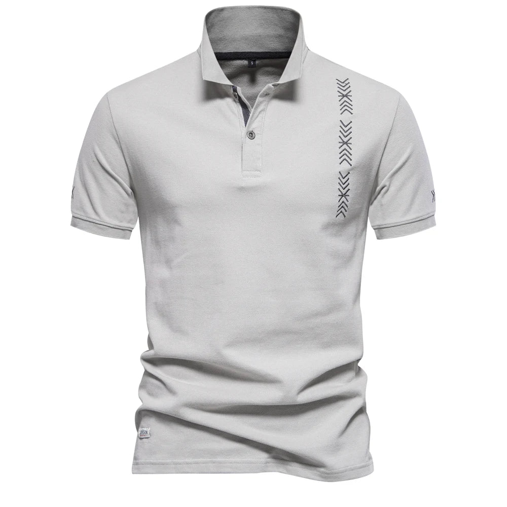 Modern Fit Polo – Korte Mouw met Kenmerkende Stijl