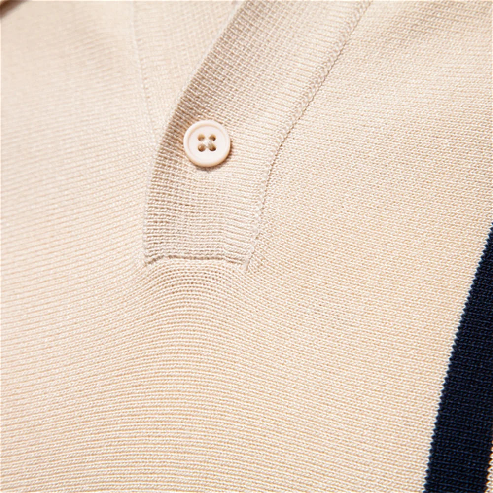 Contrastpaneel Polo – Sportieve Elegant